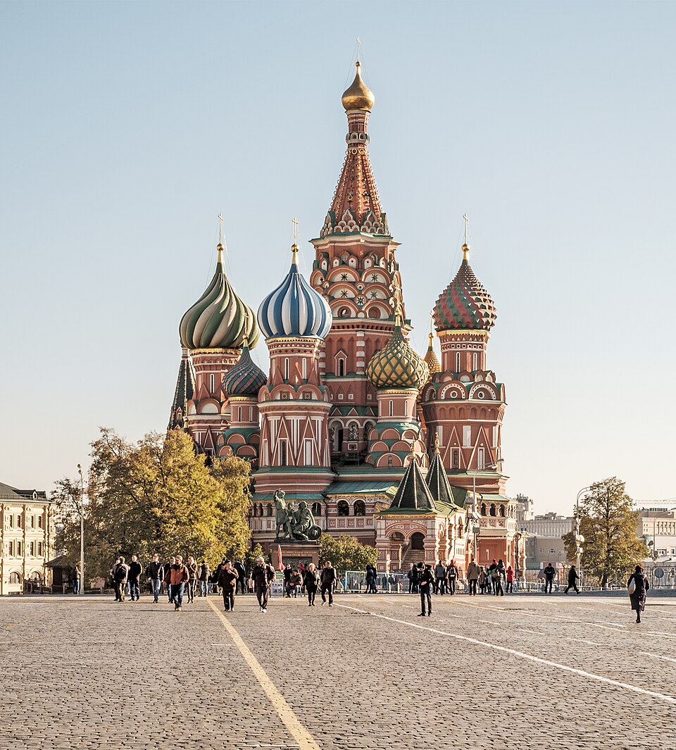 Saint Basil's Cathedral in Moscow, Russia